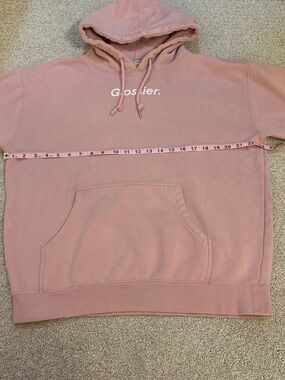 Glossier Soft Blush Pink Hoodie